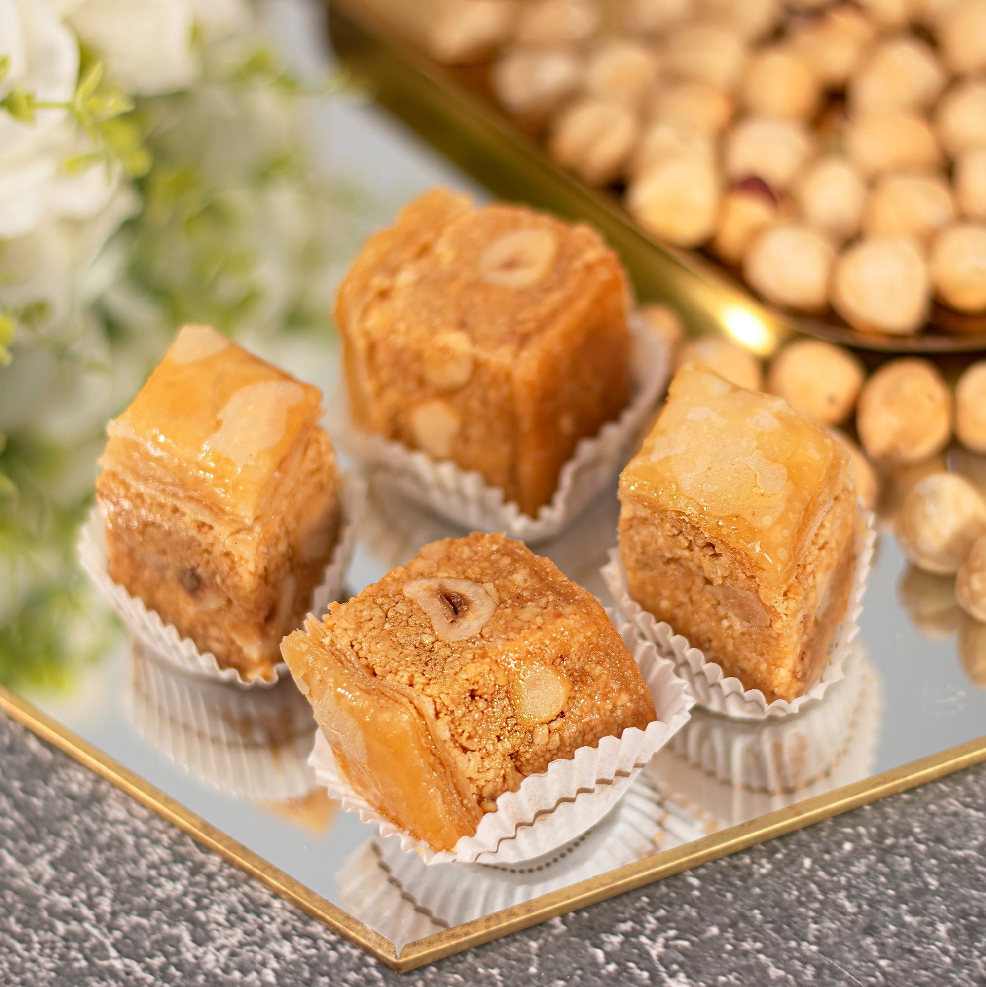 Baklawa Amande-Noisette. Un délice tunisien parfait.