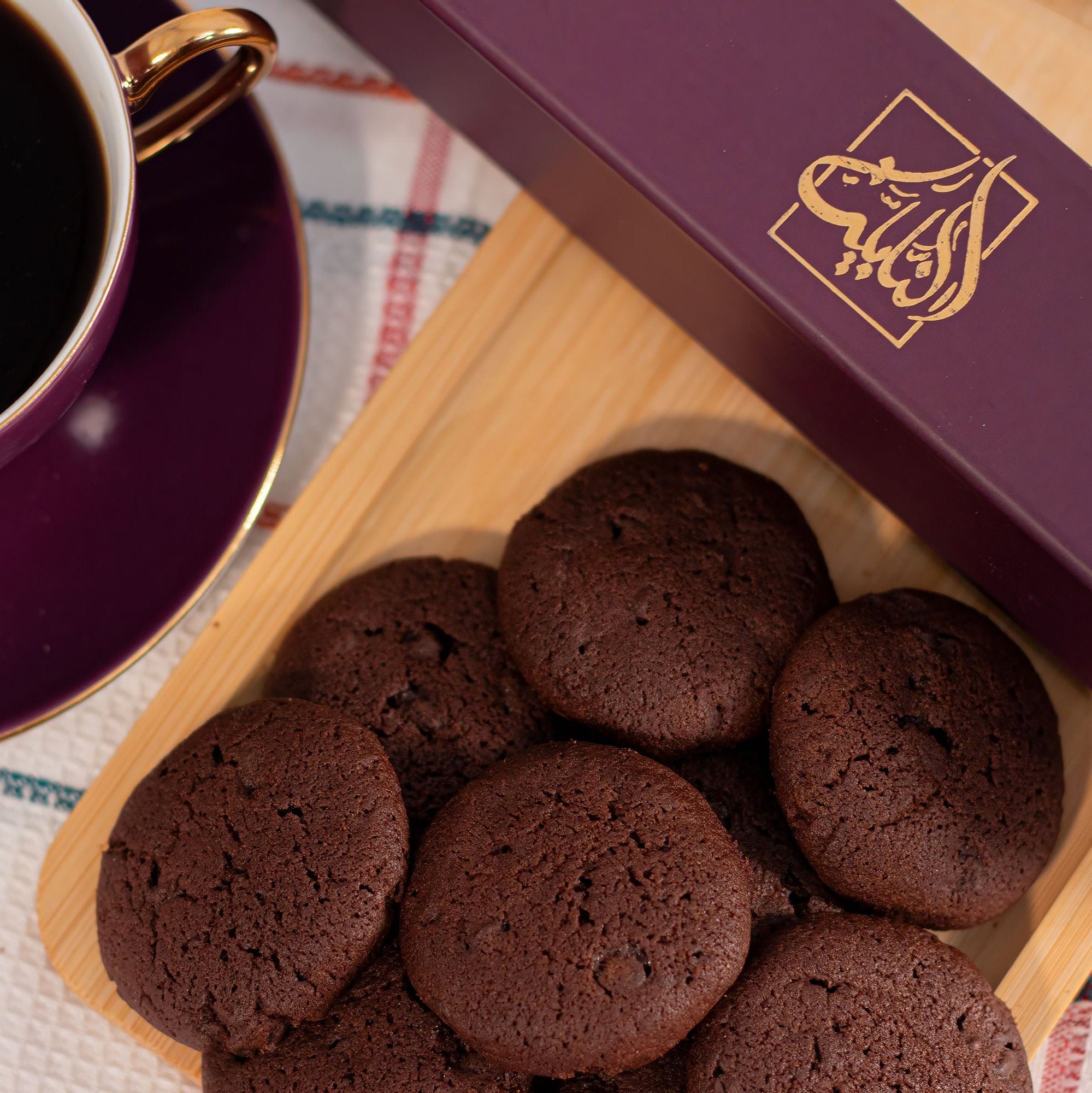 Cookies au cacao faits maison, biscuits au chocolat