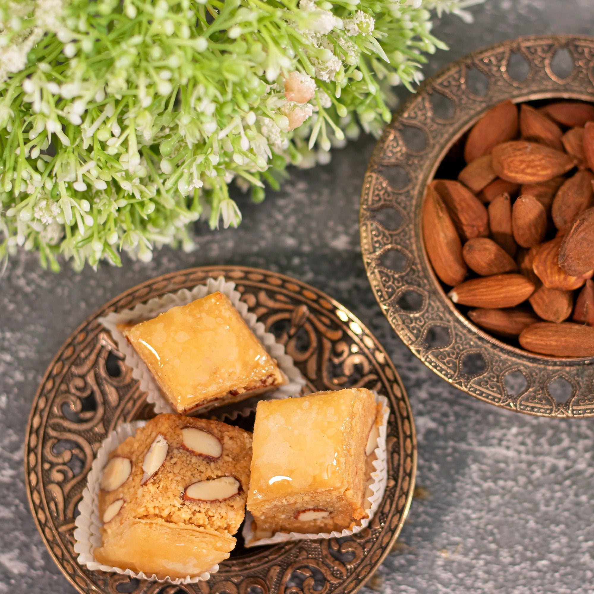 Baklawa Amande Achek avec amande entière de qualité tunisienne