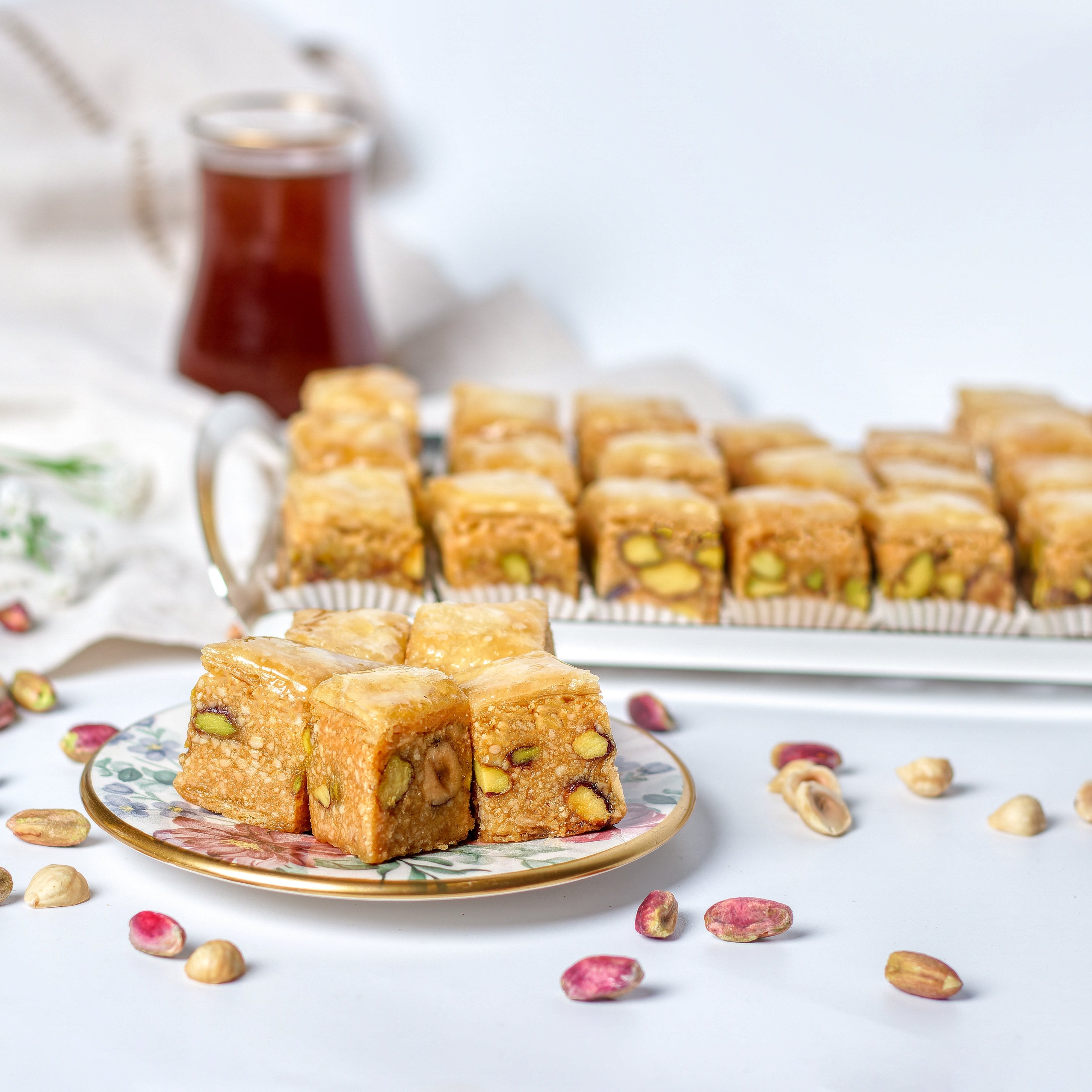 Baklawa Amande-Pistache-Noisette, la reine des pâtisseries tunisiennes.