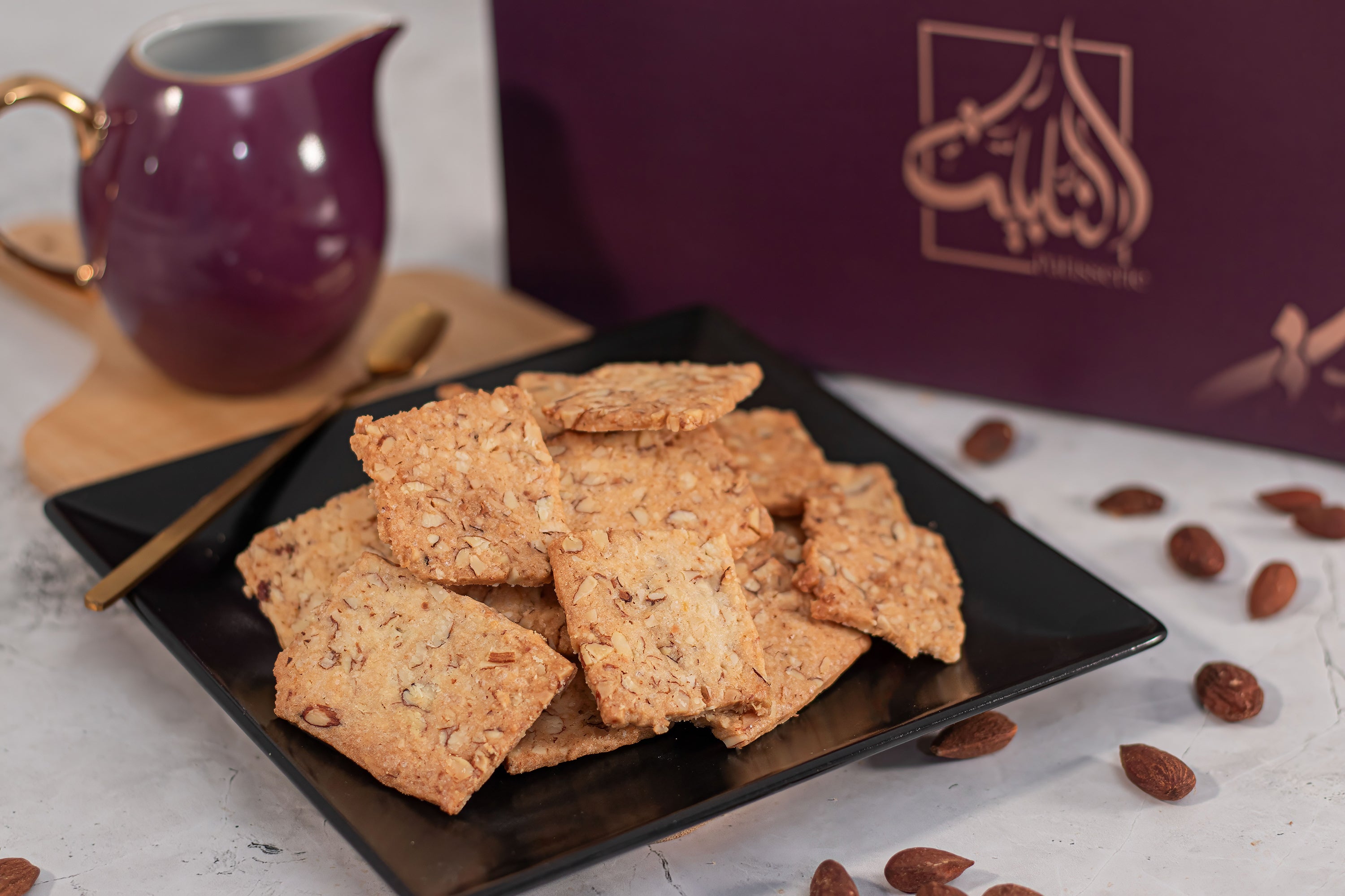 Croquettes fines et croquantes aux morceaux d'amandes